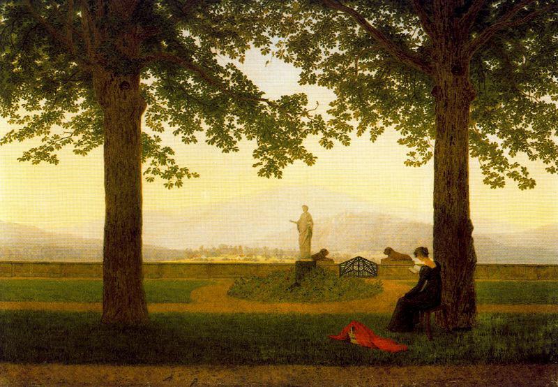 Caspar David Friedrich The Garden Terrace China oil painting art